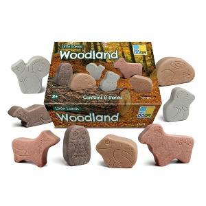 Yellow Door Little Lands – Woodland, Set of 8 Stone Figures - 1 of 4