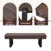 Kumasinova 59" Dining Bench,Farmhouse Kitchen Table Bench,End-of-Bed Bench,Minimalist Entryway Bench with Metal Legs,250lbs Capacity - 2 of 4