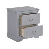 NicBex  Dresser for Bedroom,Chest of Drawers with Satin Nickel Tone Drop Handles Design,Storage Dressers for Bedroom - 4 of 4