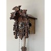 Quartz Cuckoo Clock with 12 Melodies and Five Leaves Bird 9 Inch By River City Clocks - 3 of 4