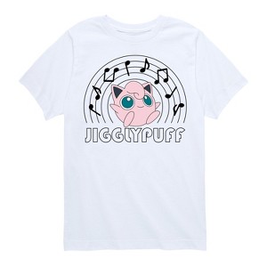 Boys' - Pokémon - Jiggypuff Music Notes Short Sleeve Graphic T-Shirt - 1 of 4
