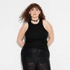 Women's Longline Knit Tank Top - Wild Fable™ - 2 of 3