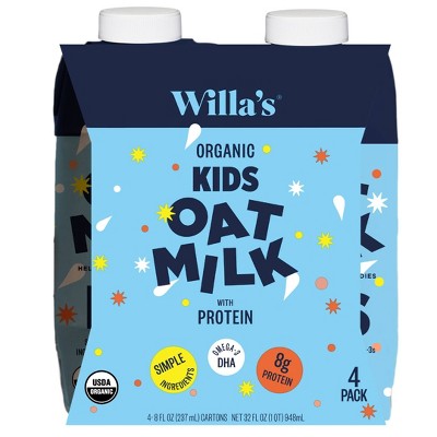 Willa's Organic Kids' Oat Milk - 4pk/8 fl oz