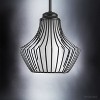 Urban Ambiance Luxury Modern Pendant Light,  10-1/2" x 10",  Midnight Black Finish, UHP2861 - 3 of 4
