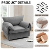 CAVINAS Oversized Swivel Armchair, Modern Swivel Accent Chair & Single Sofa Lounge for Living Room & Bedroom - 4 of 4