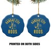 University of Missouri - Kansas City Kangaroos Logo Porcelain Scalloped Holiday Christmas Tree Ornament - 2 of 4