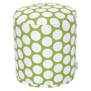 Majestic Home Goods,Pouf Polka Dot (Large) - 1 of 4