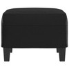 vidaXL Footstool Black 23.6 in.x19.7 in.x16.1 in. Faux Leather - 4 of 4