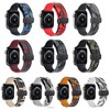 HTUTWOO Apple Watch Band Cool Camouflage Print Bands 42/44/ 45mm, Silicone Sport Wristband Strap for iWatch SE and Series 8/7/6/5/4/3/2/1 - 2 of 4