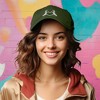 Dalix Heart of Bones Embroidered Cotton Dad Hat Adjustable Baseball Cap Womens - 3 of 4