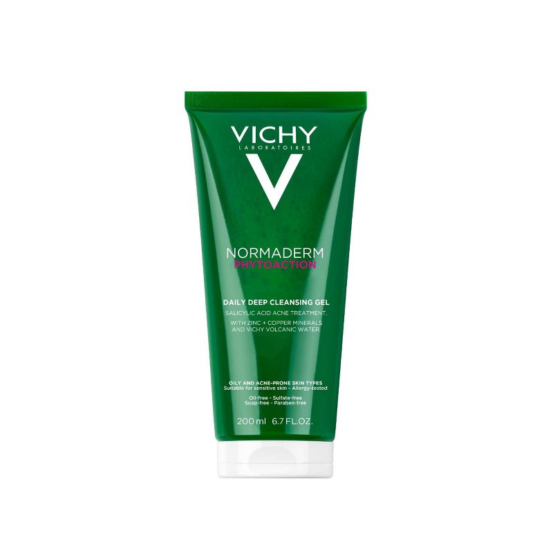 Vichy Normaderm PhytoAction Salicylic Acid Acne Treatment Face Wash for Normal to Oily Skin - Unscented - 6.7 fl oz, 1 of 12