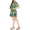 LA LEELA Women's Beachwear Vacation Mini Dress Summer Short Fall Swimsuit Cover ups Tops X-Large-XX-Large Blue Leaf - 2 of 3