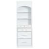 83" Tall Kitchen Pantry Cabinet with Faux Marble Top,  5 Drawers & Open Shelves, Storage Cabinet for Dining Room or Living Room-The Pop Home - 4 of 4
