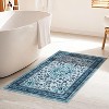 Fulvari Washable Area Rug Vintage Foldable Thin Rug Soft Low-Pile Non-Slip Stain Resistant Floor Indoor Outdoor Carpet - 3 of 4