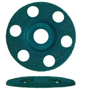 King Arthur's Tools Holey Galahad 4 in. Tungsten Carbide Bolt-On Sanding Disc Fine 1 pk - 1 of 1