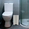 3.2 Gal Bathroom Trash Can, Fingerprint-Proof Stainless Steel Garbage Can with Soft-Close Lid, Foot Pedal,Removable Inner Bucket for Kitchen Bedroom - 2 of 4