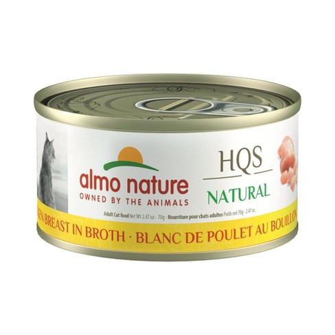 Almo Nature: HQS Natural Cat Chicken Breast In Broth Can Wet Food, 24 Pack - image 1 of 4