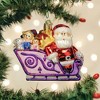 Old World Christmas 3.25 In Santa And Friends Ornament Rudolph Red-Nosed Tree Ornaments - 3 of 3