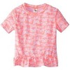 OshKosh B'Gosh Infant Girls' 2-Piece Rashguard Swim Set, Coral, 6/9 Months - 2 of 3