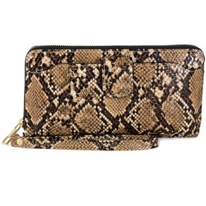 Rebecca & Rifka Snake Animal Print Phone Case Zip Wristlet Wallet - 1 of 1