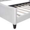 NicBex Twin Size Daybed Upholstered Velvet Fabric Daybed Frame Bed Twin with Futon Backrest for Living Rooms - 4 of 4
