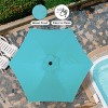 CAVINAS 7.5 FT Travel Beach Umbrella Waterproof Sports Umbrella Portable Sun Umbrella for Garden, without Base - 2 of 4