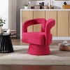NicBex Boucle Swivel Accent Chair,Upholstered Swivel Living Room Chairs with Curved Backrest,Modern Arm Chair,Accent Chairs for Living Room - 2 of 4