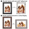 Americanflat Picture Frame Set With Mat - Perfect for Farmhouse Decor - 4 Pack - 4 of 4