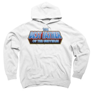 Adult Design By Humans The Best Father of the Universe By Melonseta Pullover Hoodie - 1 of 2