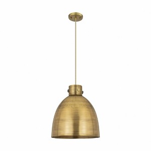 Newton Bell - 1 Light Cord Hung Pendant In Industrial Style-15.38 Inches Tall and 14 Inches Wide - 1 of 1