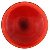 Achla Designs Hand Blown Crackle Glass Garden Birdbath Bowl with Wrought Iron Tripod Stand for Patios, Decks, Backyards, and Entryways, Red - 3 of 4