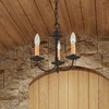 Livex Lighting Heritage 3 - Light Chandelier in  Black - 3 of 4