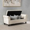 NicBex 50 Inch Storage Ottoman,Rectangle Entryway Bench with Rolled Arms for Bedroom and Living Room - image 2 of 4