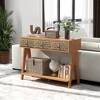 LOVMOR Mid Century Modern Console Table with Storage for Entryway - 2 of 4