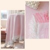 Unique Bargains Waffle Tablecloths with Tassel for Indoor Outdoor, Kitchen Dining Farmhouse Camping Parties - 4 of 4