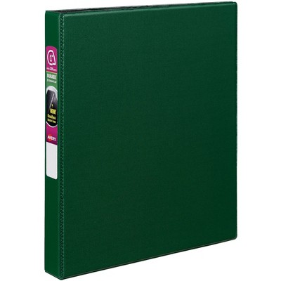 Avery Durable Binder with Slant Ring, 1 Inch, Green