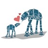 Men's Star Wars AT-AT Love T-Shirt - 2 of 4