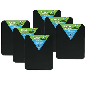 Flipside Products Chalkboard, 9.5" x 12", Black, Pack of 6 - 1 of 4