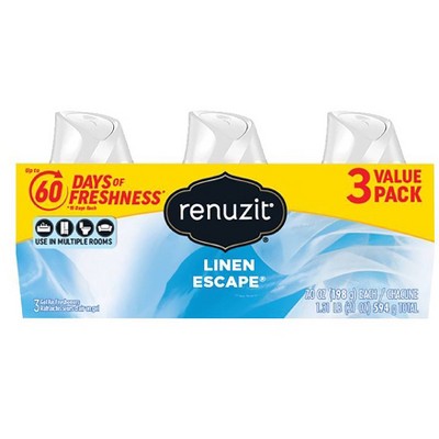 Renuzit Gel Air Freshener - Linen Escape - 7oz/3pk