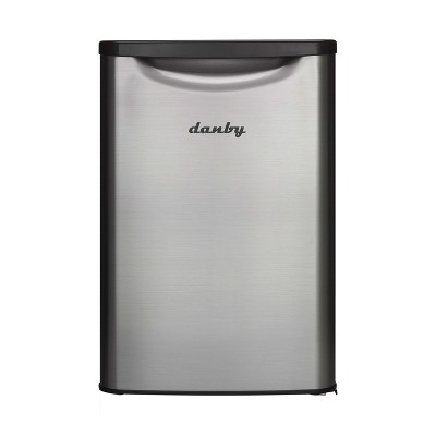Danby 2.6 cu. ft. Compact Fridge in Stainless Steel Look