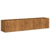 Planter Rusty Weathering Steel Large Durable Planter - 2 of 4