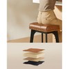 VASAGLE Bar Stools Set of 2, Counter Height Bar Stools, Kitchen Counter Stools with Wooden Legs, PU Leather Barstools - 4 of 4