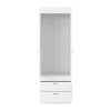TIRAMISUBEST White Armoire with Double Doors & Drawers - Spacious Storage Cabinet for Bedroom Organization - 4 of 4
