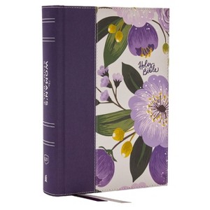 Kjv, the Woman's Study Bible, Purple Floral Cloth Over Board, Red Letter, Full-Color Edition, Comfort Print - by  Thomas Nelson (Hardcover) - 1 of 1