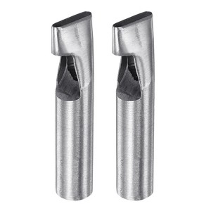 Unique Bargains Hardened Steel DIY Belt Watch Band Oval Hollow Leather Hole Punch - 1 of 4