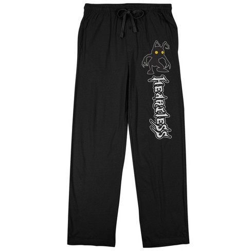 Kingdom Hearts Shadow Heartless Men s Black Sleep Pajama Pants X Large