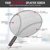 Splatter Screen Guard, Large 13” Round, Durable Stainless-Steel, No More Grease or Spills in your Kitchen, Protects you From Burns, Rustproof - 2 of 4