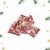 Unique Bargains Christmas Stickers for Ceramic Glass Metal Paper Plastic Peel Red White 1 Pc - 2 of 4
