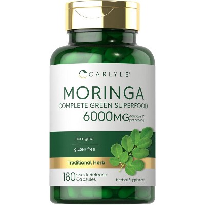 Organic Moringa Oleifera Capsules – 500mg, 60 Vegan Caps For Natural Energy & Metabolism Support (AU Stock)