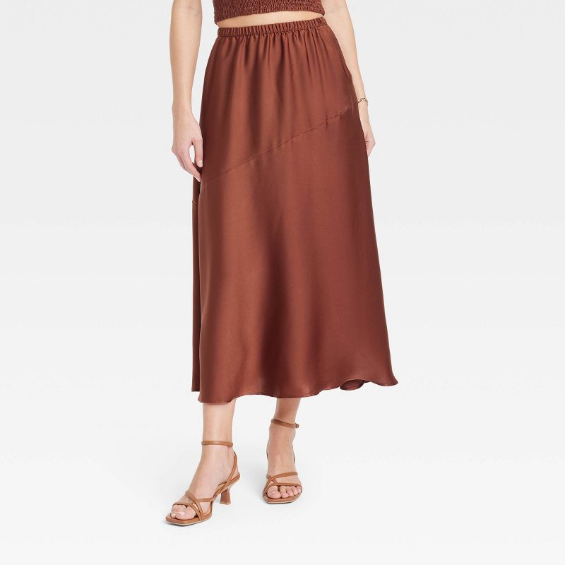 Women's Maxi A-Line Slip Skirt - A New Day™, 1 of 11